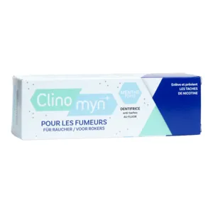 Clinomyn dentifrice Plus plaque anti taches pour fumeur