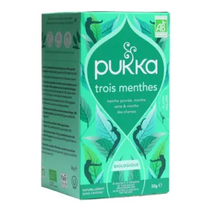 Infusion Trois menthes Pukka bio sachets