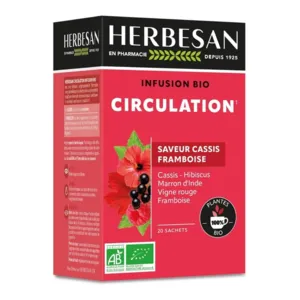 Herbesan bio tisane Circulation sanguine