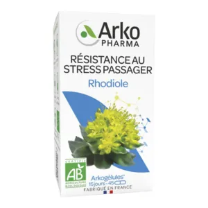 Arkogélules rhodiole Bio complément alimentaire stress