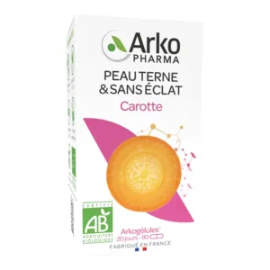 Gélules Carotte Peau ternes et sans éclat Arkogélules bio