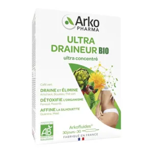 Ampoules Arko fluides Ultra Draineur bio