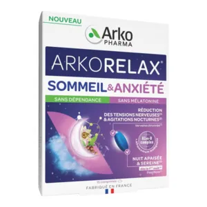 Comprimés Sommeil et Anxiété Arkorelax