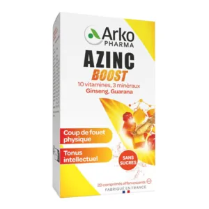 Azinc Boost Comprimés effervescents contre la fatigue