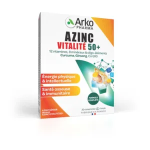 Azinc Vitalité 50+ comprimés à avaler