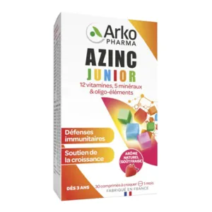 Azinc Junior comprimés à croquer Fraise