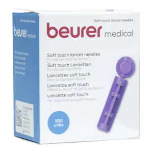 Lancettes Soft touch pour autopiqueur Beurer