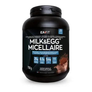 Protéines Eafit Milk and Egg 95 Micellaire chocolat