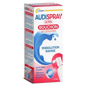 Audispray Ultra solution auriculaire pour bouchon de cerumen