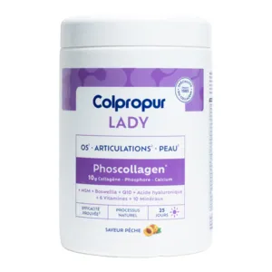 Colpropur Lady poudre collagène saveur pêche