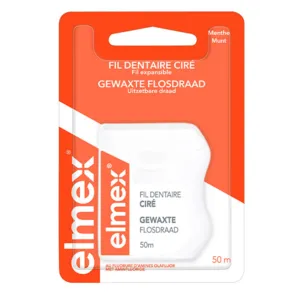 Fil dentaire ciré Elmex avec du fluor