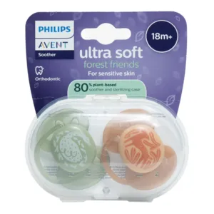 Avent Ultra soft sucette symétrique orthodontique silicone +18 mois