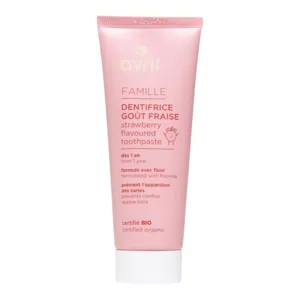 Dentifrice fluor enfant bio goût fraise Avril