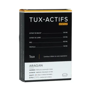 Aragan Tux Actifs pastilles toux