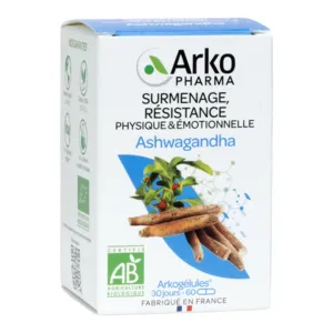 Complément alimentaire Ashwagandha Bio Arkogélules