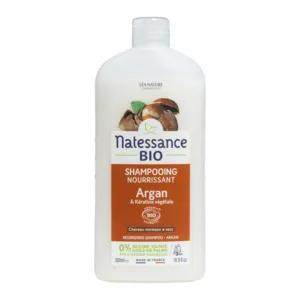Shampooing nourrissant Natessance Kératine et Argan Bio
