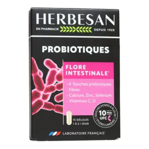 Probiotiques Herbesan gélules flore intestinale