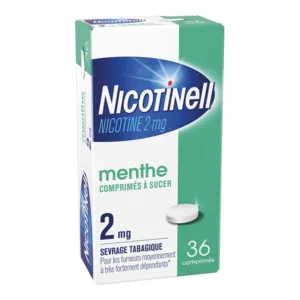 Nicotinell 2 mg menthe comprimé