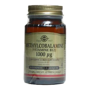 Solgar vitamine B12 1000 µg comprimés à croquer