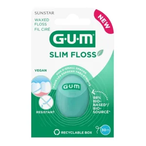 Fil interdentaire ciré GUM Slim Floss