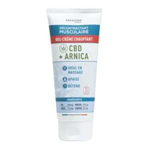 Gel de massage effet chauffant Granions Décontractant musculaire