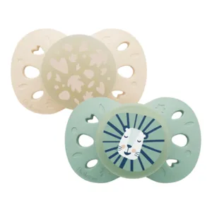 Sucette phosphorescente anatomique 6-18 mois silicone Biolane