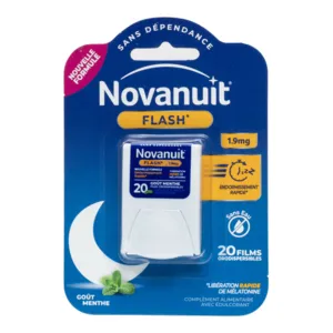 Novanuit mélatonine 1,9 mg Flash