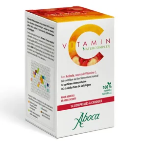 Aboca Vitamin C Naturcomplex comprimés à croquer acérola
