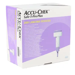Autopiqueur glycémie Accu Chek Safe-T-Pro Plus