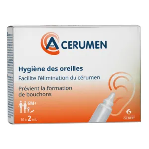 A cerumen unidoses pour l'hygiène des oreilles