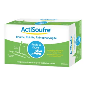 Actisoufre en ampoules