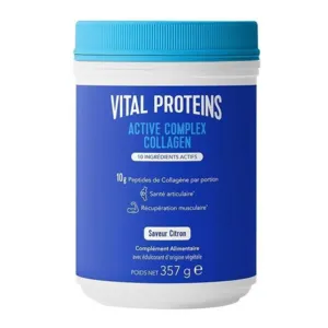 Vital Proteins Active Complex Collagen poudre collagène goût citron