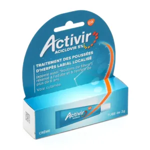 Activir 5% crème herpès labial