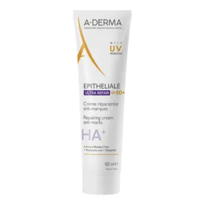 A Derma Epitheliale AH Ultra Crème réparatrice anti marques SPF 50+
