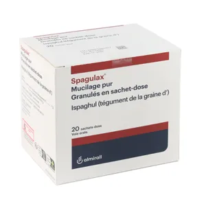 Spagulax ispaghul Mucilage pur granulés