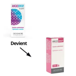 Angiodrop goutte pour les yeux irrités