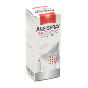 Angispray spray gorge anesthésiant