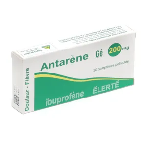 Antarène Gé 200mg comprimé ibuprofène