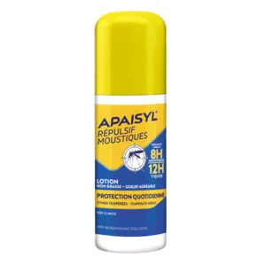 Lotion anti moustiques et tiques Apaisyl Zones tempérées