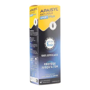Lotion anti poux et lentes Apaisyl Xpert Plus