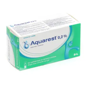 Aquarest 0.2 % Carbomère Gel ophtalmique en unidoses