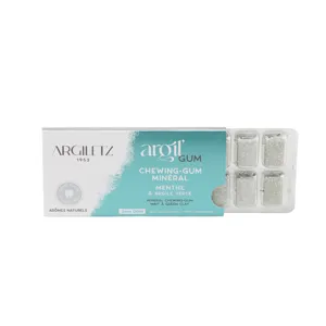 Argiletz chewing-gum à l'argile verte arôme menthe gommes sans sucre