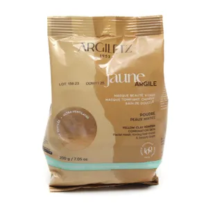 Argile jaune pour masque visage et cheveux Argiletz