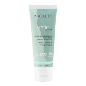 Argiletz Crème à l'argile verte pour pieds secs