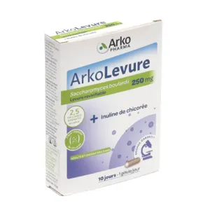 Arkolevure Arkopharma 250 mg gélules levure + inuline de chicorée