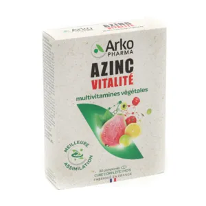 Azinc Vitalité Naturel comprimés de vitamines et minéraux