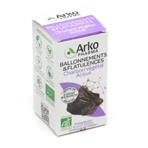 Complément alimentaire Arkogélules Charbon activé bio