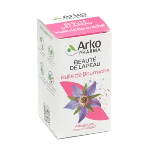 Arkogélules huile de bourrache gélules complément alimentaire