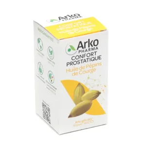 Arkogélules complément ailmentaire à base huile de pépins de courge