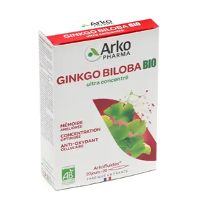 Arkofluides complément alimentaire Ginkgo biloba Bio